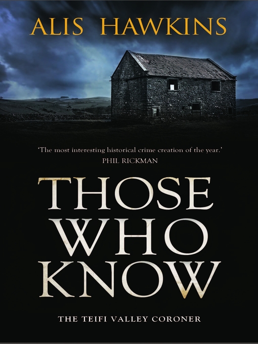 Title details for Those Who Know by Alis Hawkins - Available